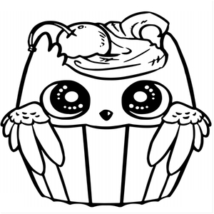 Bánh Cupcake Hình Con Cú