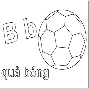 Chữ B Quả Bóng